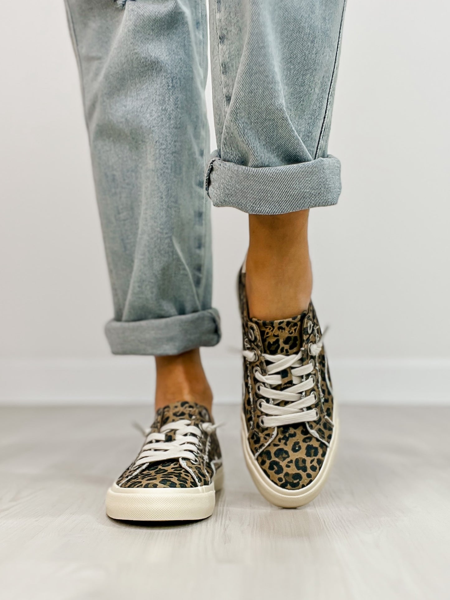 Blowfish Martina Too Slip-On Tennis Shoes in Leopard