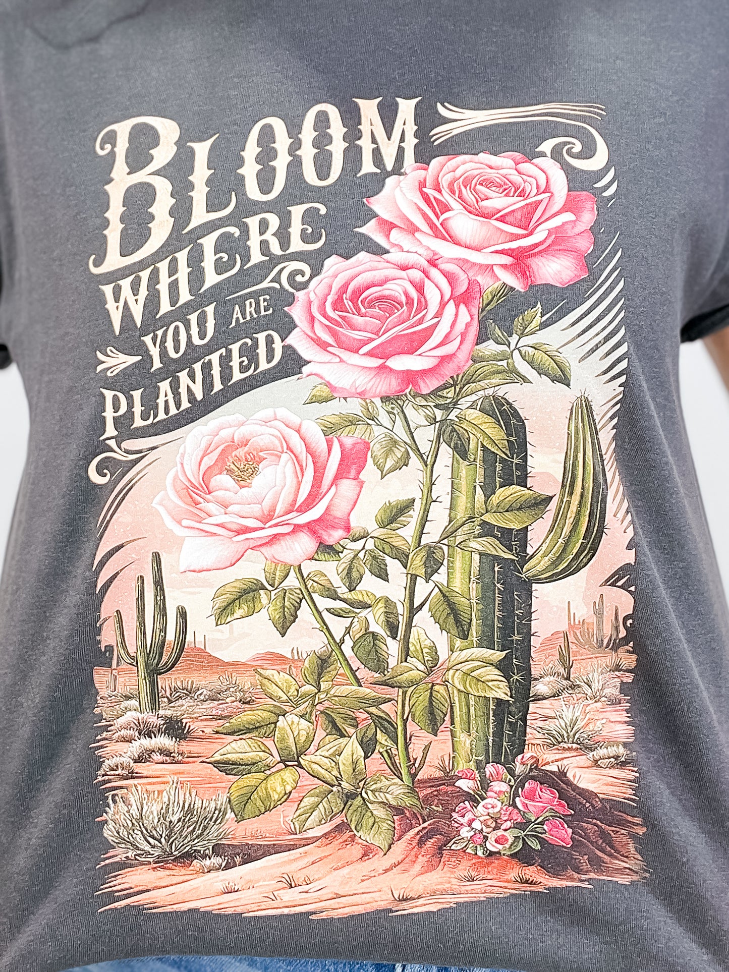 Western Bloom Where You Are Planted Graphic Tee