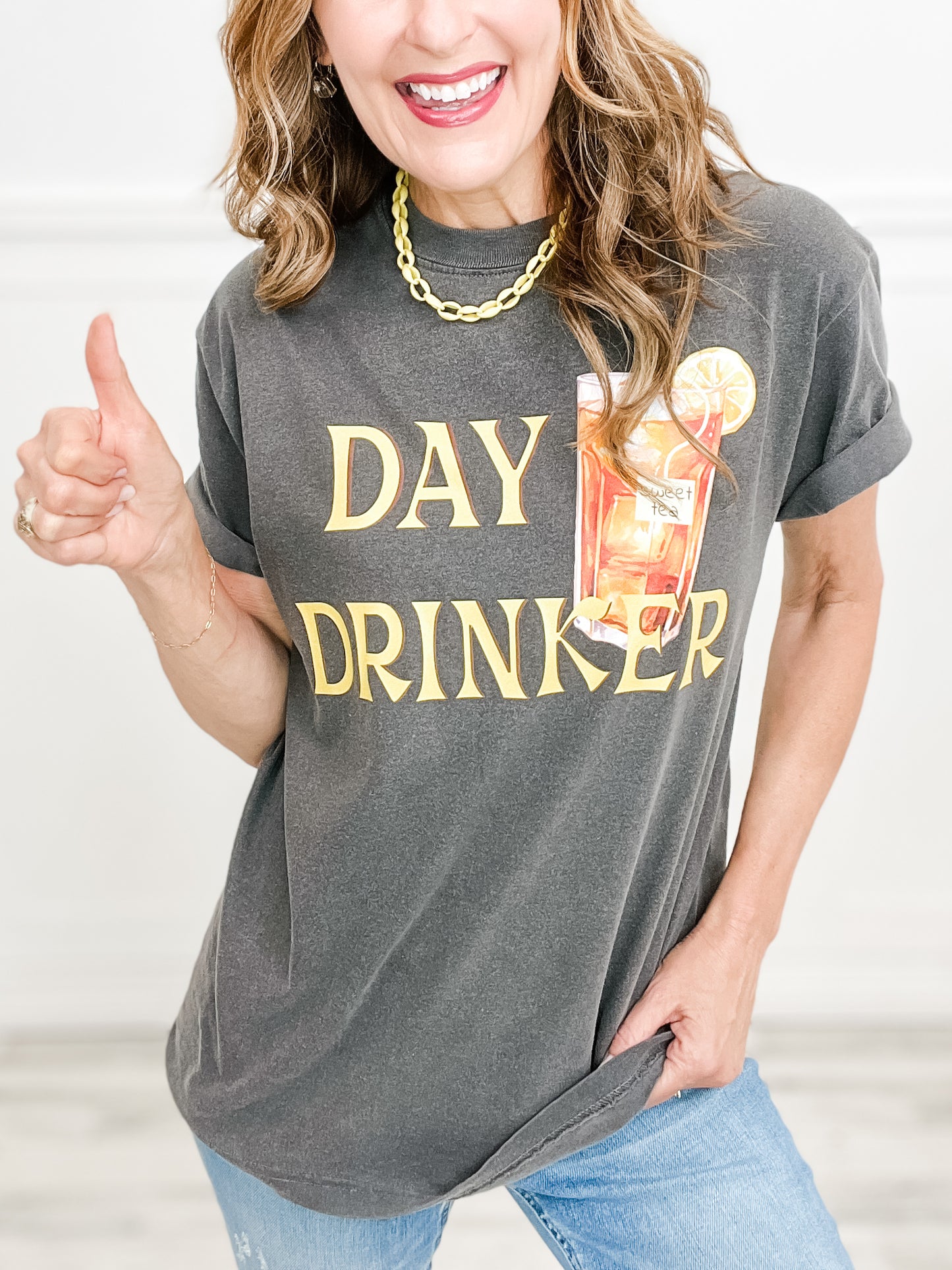 Sweet Tea Day Drinker Graphic Tee