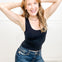 U-Neckline Seamless Cropped Tank Top