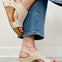 Corkys Carley SAND TWEED Wedge Shoes