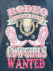 Rodeo Cowgirls Wanted Embellished Graphic Tee