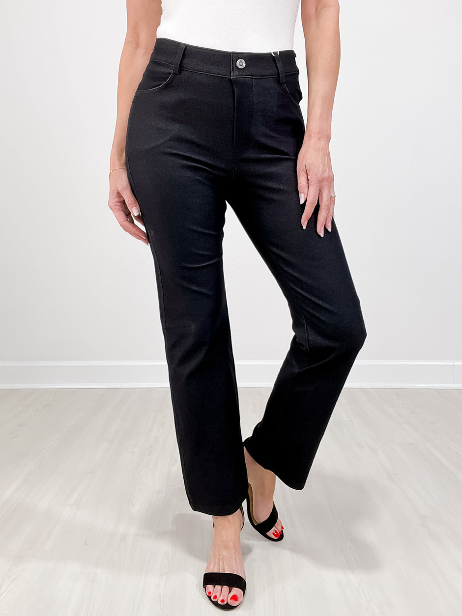 Classic Solid Straight Leg Jeggings