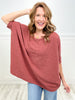 Dolman Sleeve Short Sleeve Top