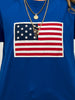 Short Sleeve American Flag Top
