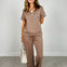 Scuba High Neck Half Zip Top & Pants Set - GRP B