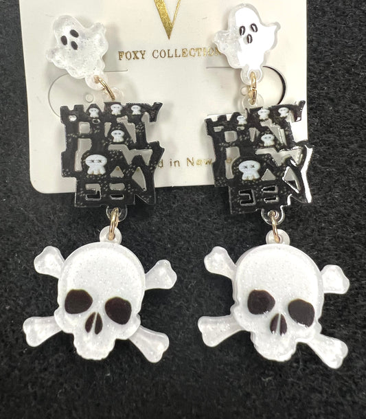 Halloween Skull Earring