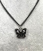 Halloween Butterfly Skull Necklace