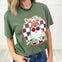 On The Petty List Glitter Santa Graphic Tee
