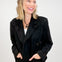 Suede Lined Boot Stitch Embroidery Detail Blazer