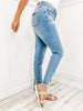 Judy Blue Mid Rise Cool Denim Relaxed Jeans