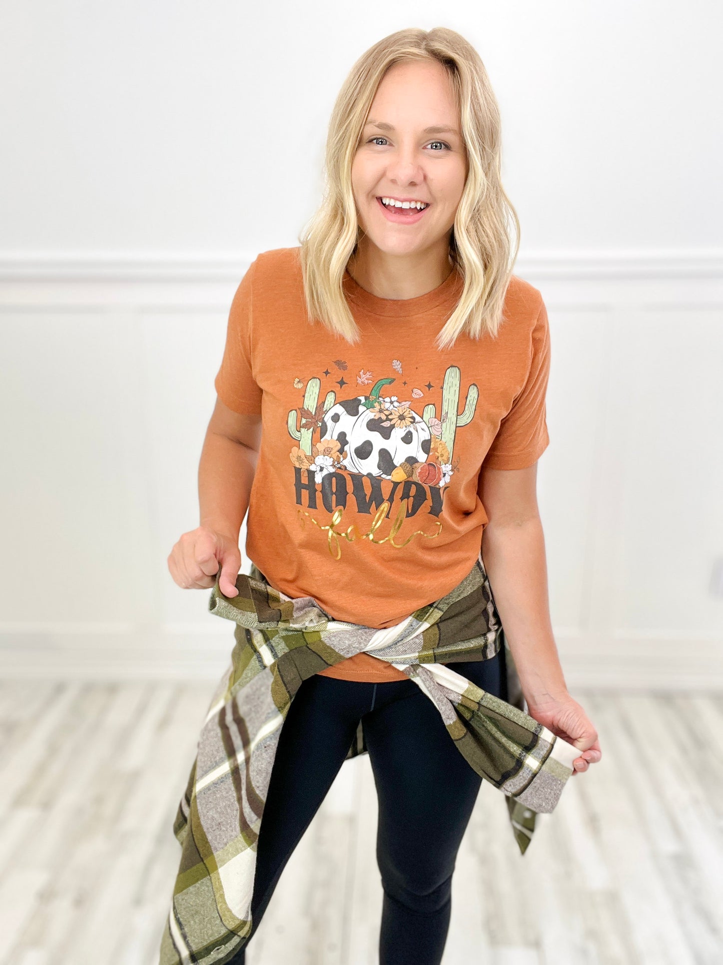 Howdy Fall Embellished Graphic Tee