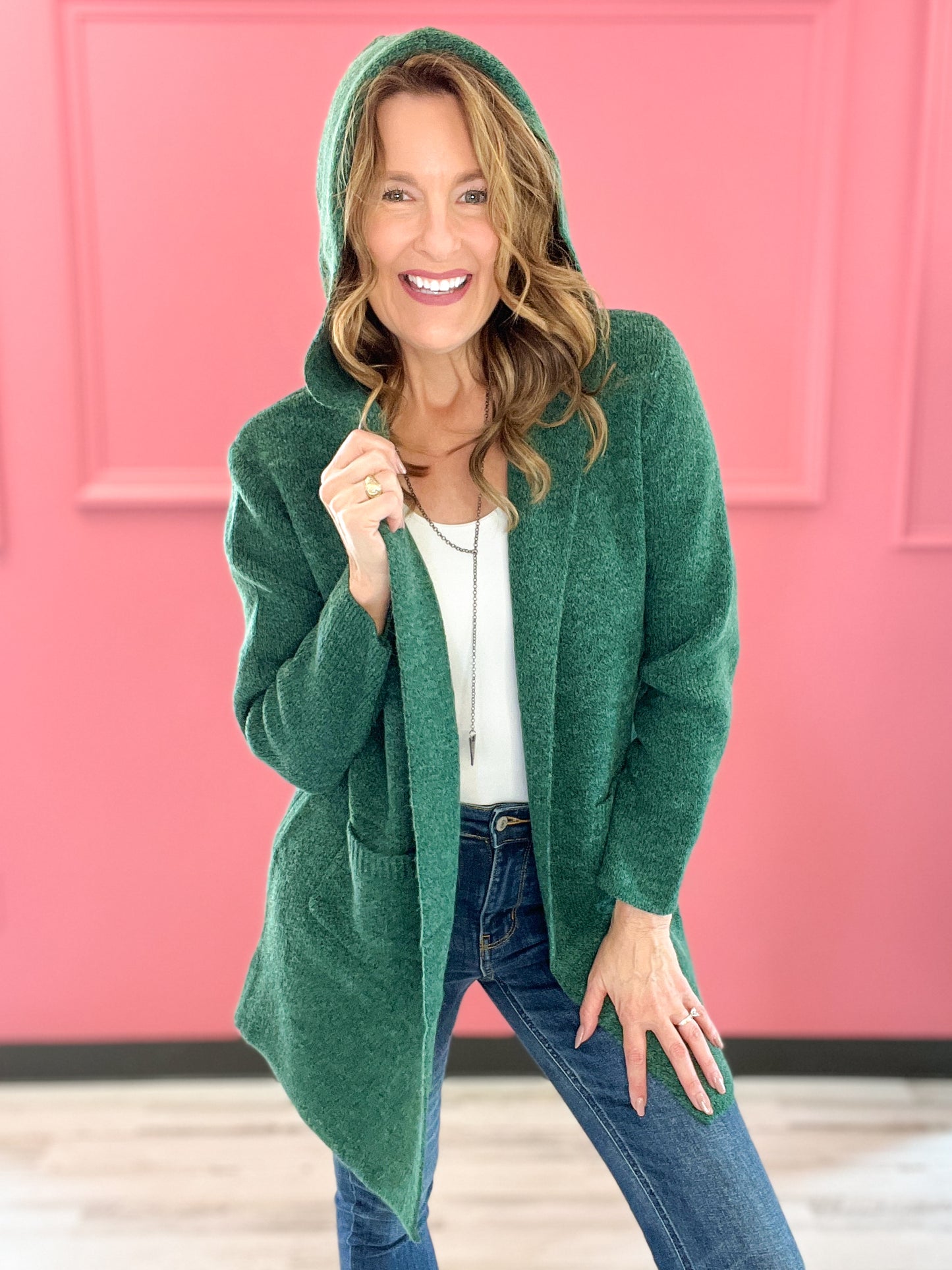 Cuddle Up Hooded Cardigan