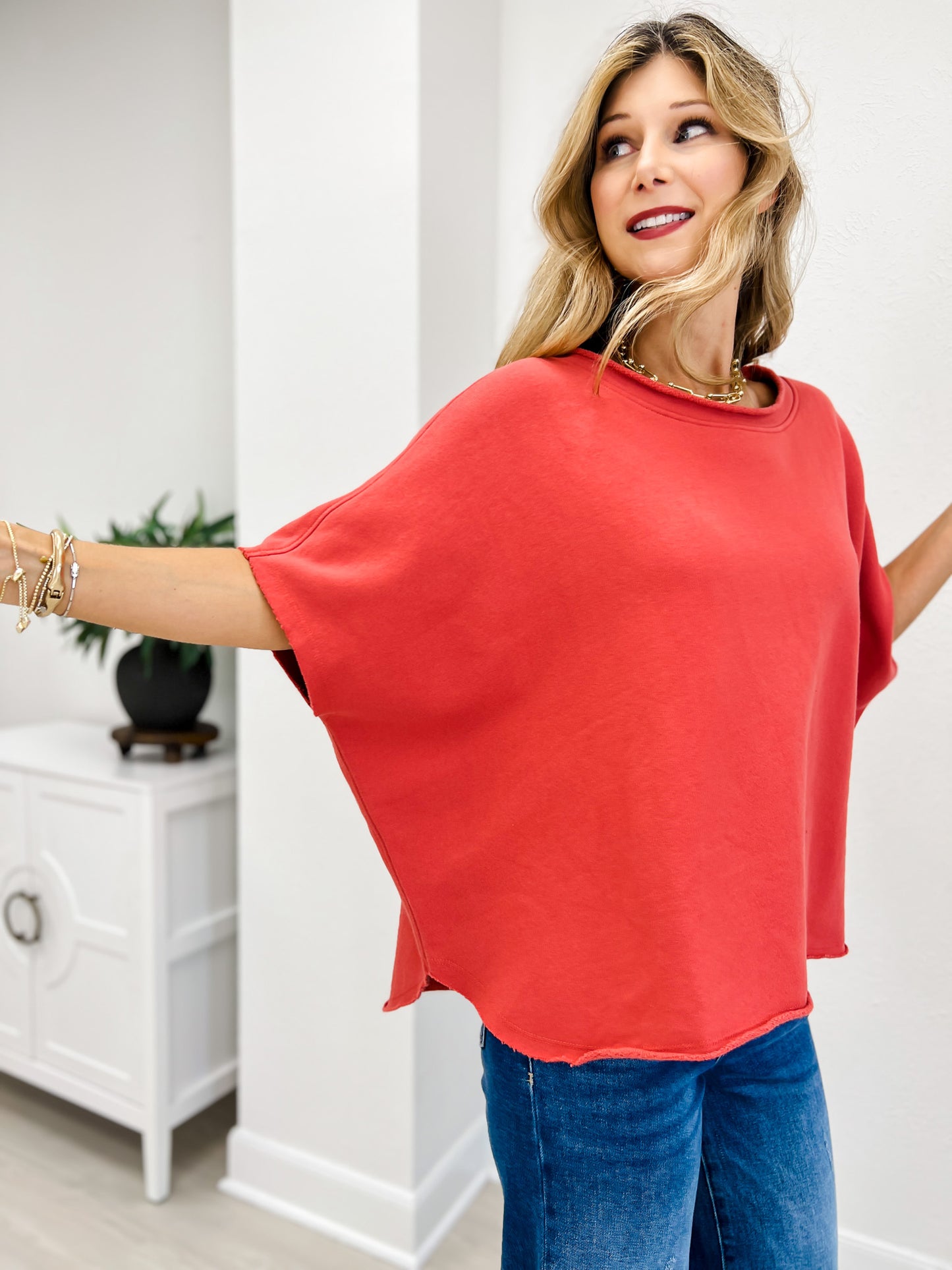 Malibu Vintage Dolman Top