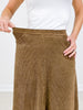 Relaxed Fit Ribbed Corduroy Flared Skirt