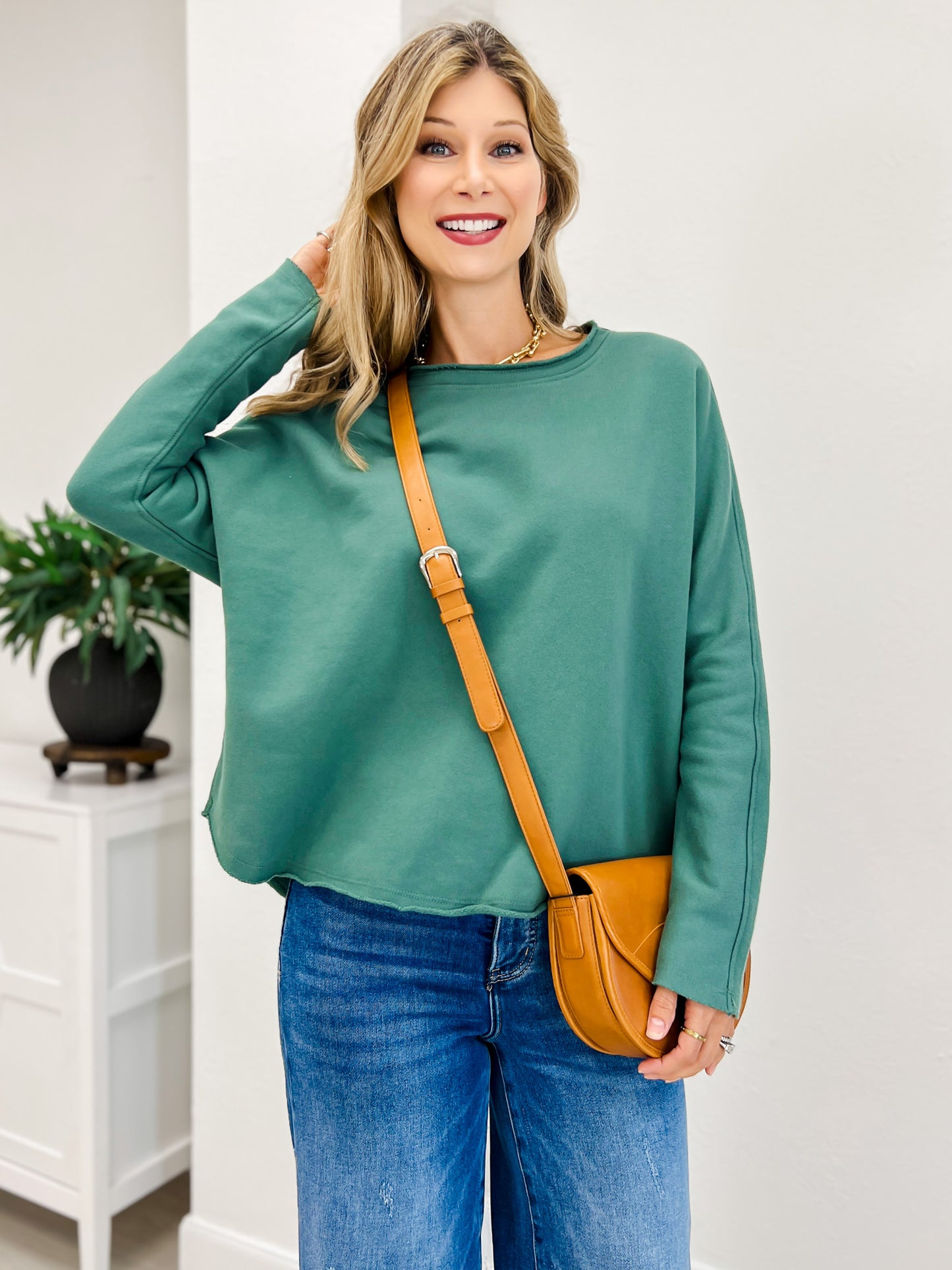 Malibu Heritage Long Sleeve Dolman Top