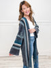 Open Front Tribal Aztec Cardigan Sweater