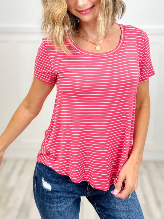 Eluminary Striped Forever Tee