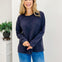 Luxe Sand Wash Rib Raglan Long Sleeve Top