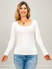 Sculpted Chic Seamless Long Sleeve Layering Top