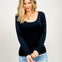 Sculpted Chic Seamless Long Sleeve Layering Top