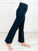 I Want It That Way High Waisted Solid Knit Flare Pants