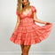 Multi Tiered Short Sleeve Baby Doll Mini Dress
