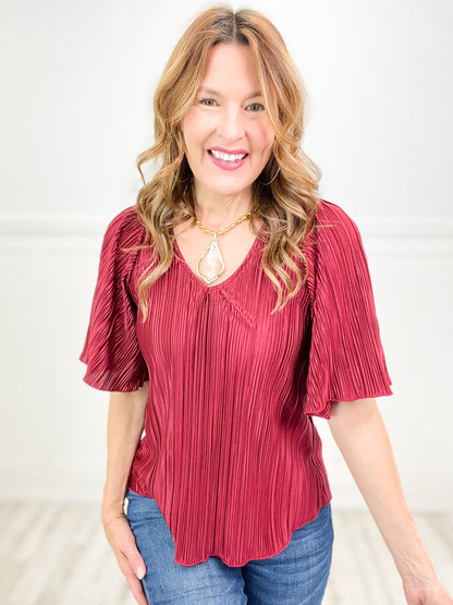 Bette Short Sleeve V-Neck Flowy Top