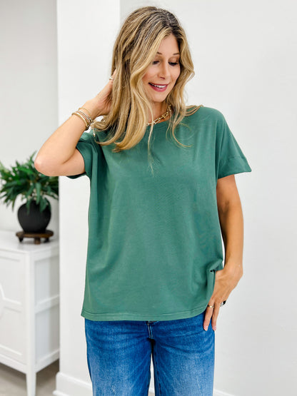 Shoreline Pima Cotton Slouchy Tee