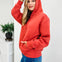 Cotton Blend Drop Shoulder Hoodie