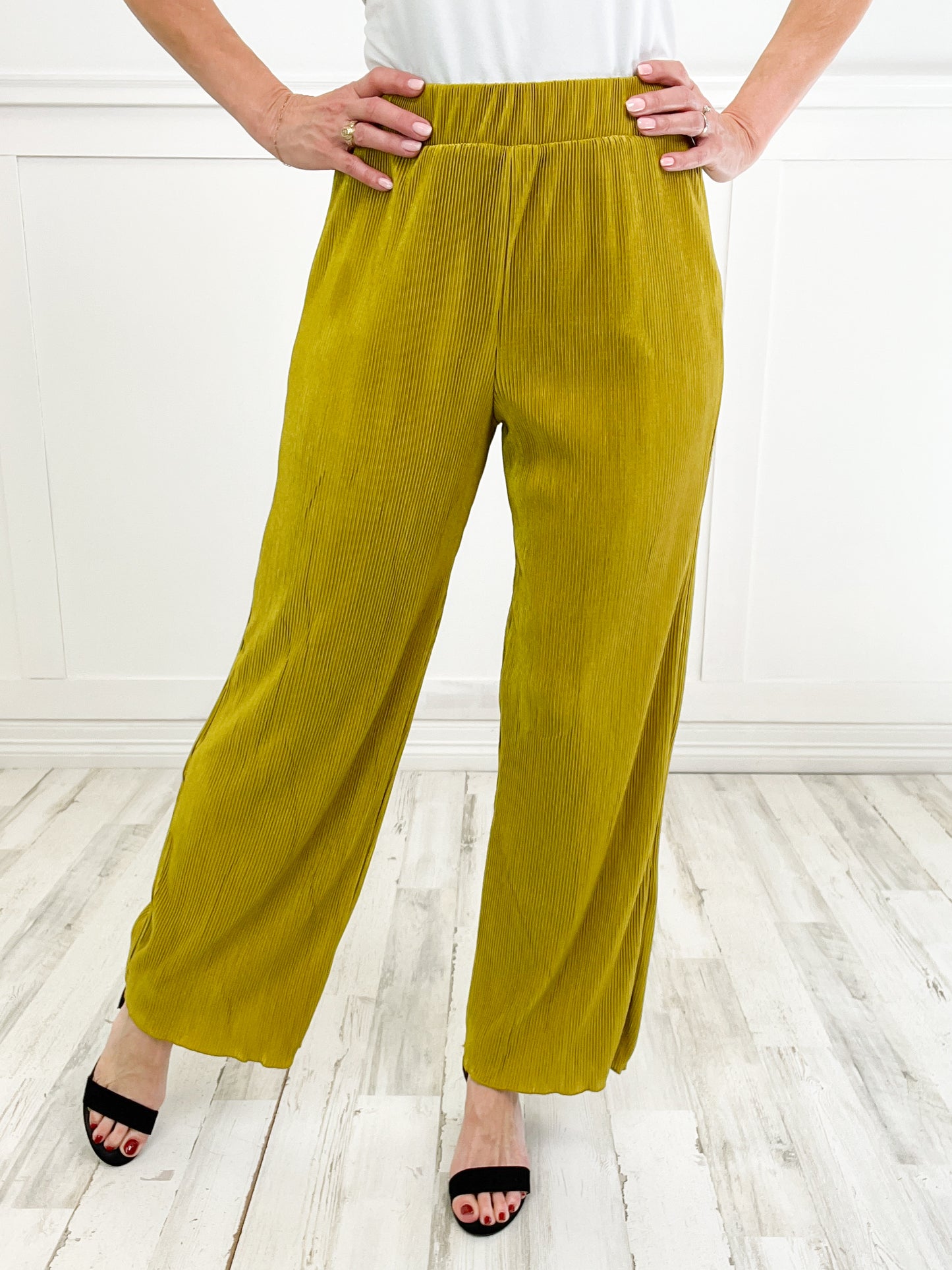 Like The Wind Long Pleated Flowy Pants