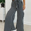 Stripe Wide Leg Pants
