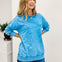 FRENCH TERRY ACID WASH RAW EDGE PULLOVER WITH POCKETS-A