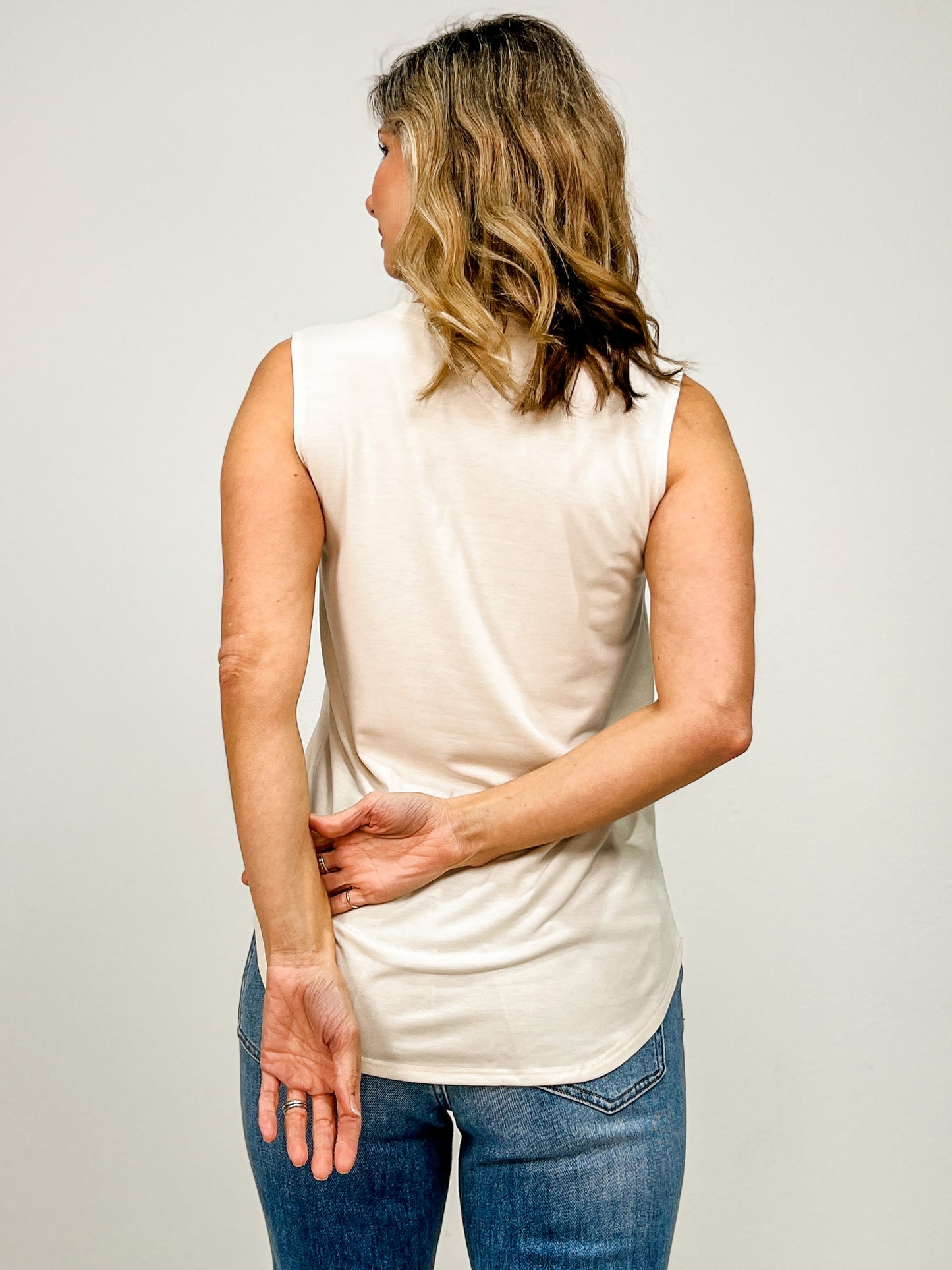 Rodeo Queen Graphic Sleeveless Top