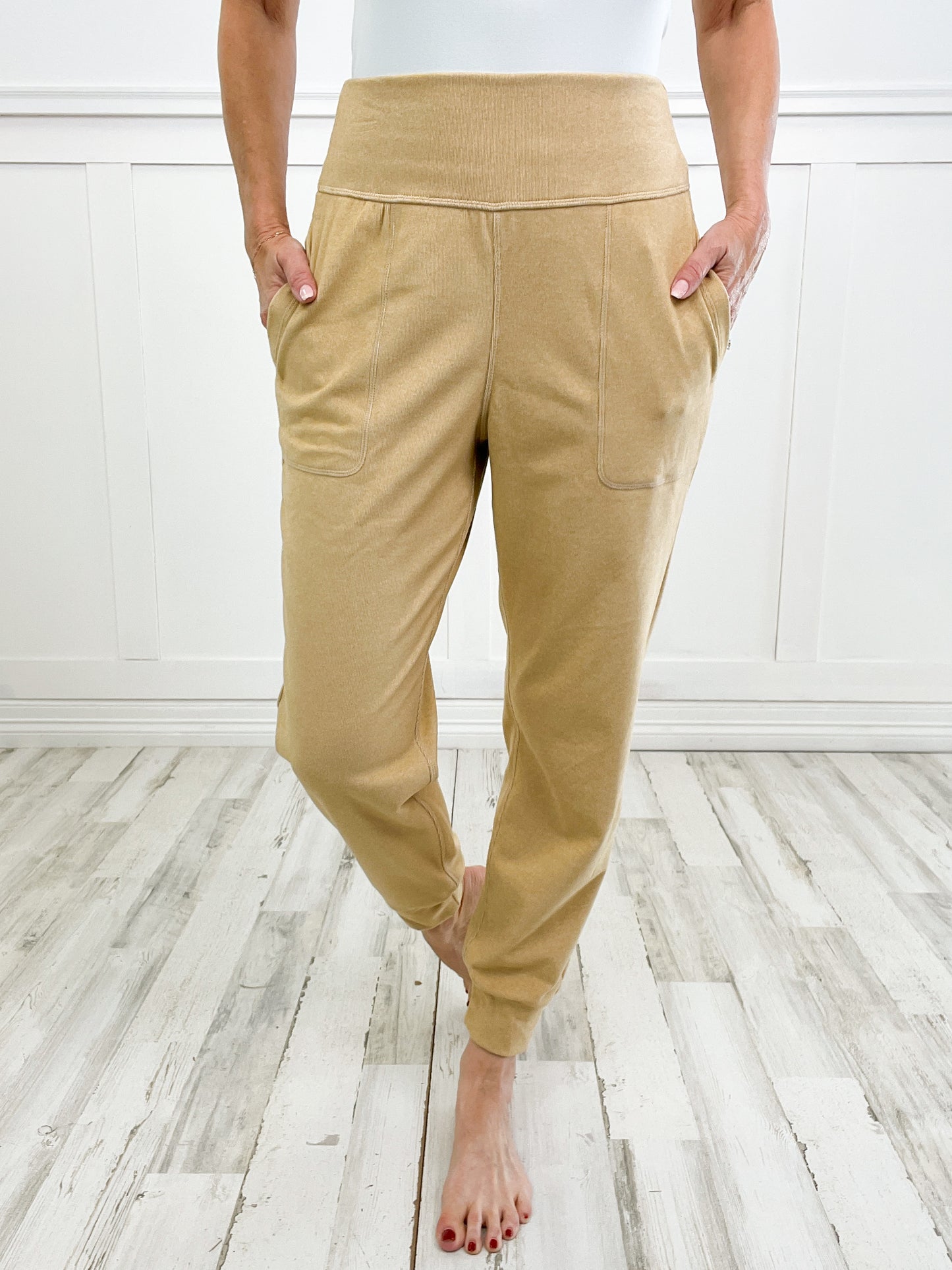 Shuffle Rib Brush Jogger Pant - A