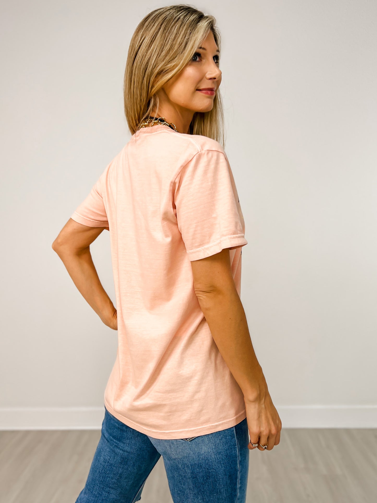 Haunted Gourd AirBNB Gold Foil Graphic Tee