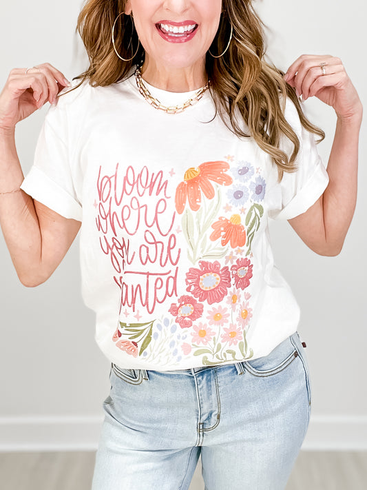 Bloom Where You Are Planted Graphic Tee