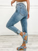 Judy Blue "Billie Jean" Hi-Waist Vintage Wash Boyfriend Denim Jeans