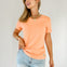 The Lucy Short Sleeve V-Neck Tee - Summer Vibes