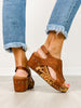 Corkys Carley Wedges in Cognac Tumbled