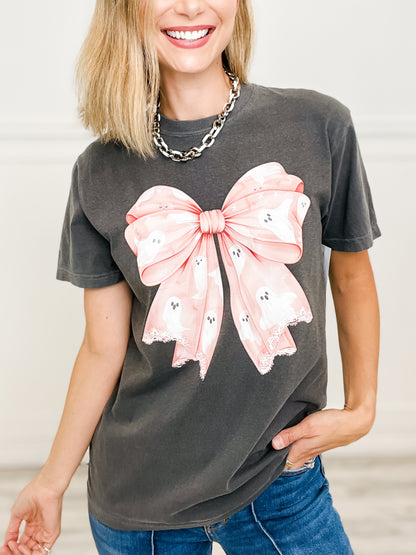 Coquette Spooky Bow Graphic Tee