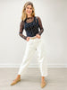 Judy Blue CLEAN SLATE High Waist Rigid Magic Barrel White Denim