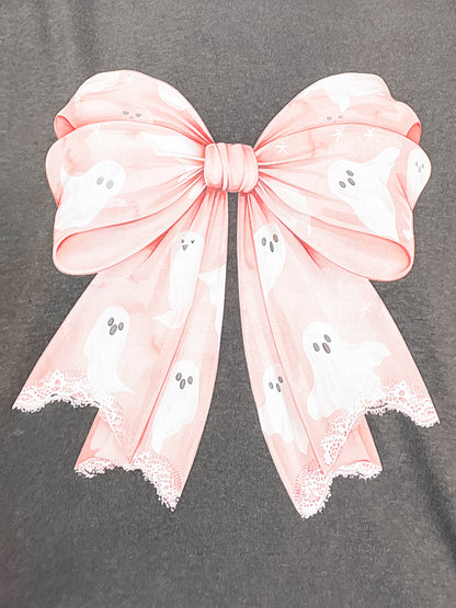 Coquette Spooky Bow Graphic Tee