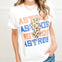 Leopard Lightning Baseball Graphic Tee