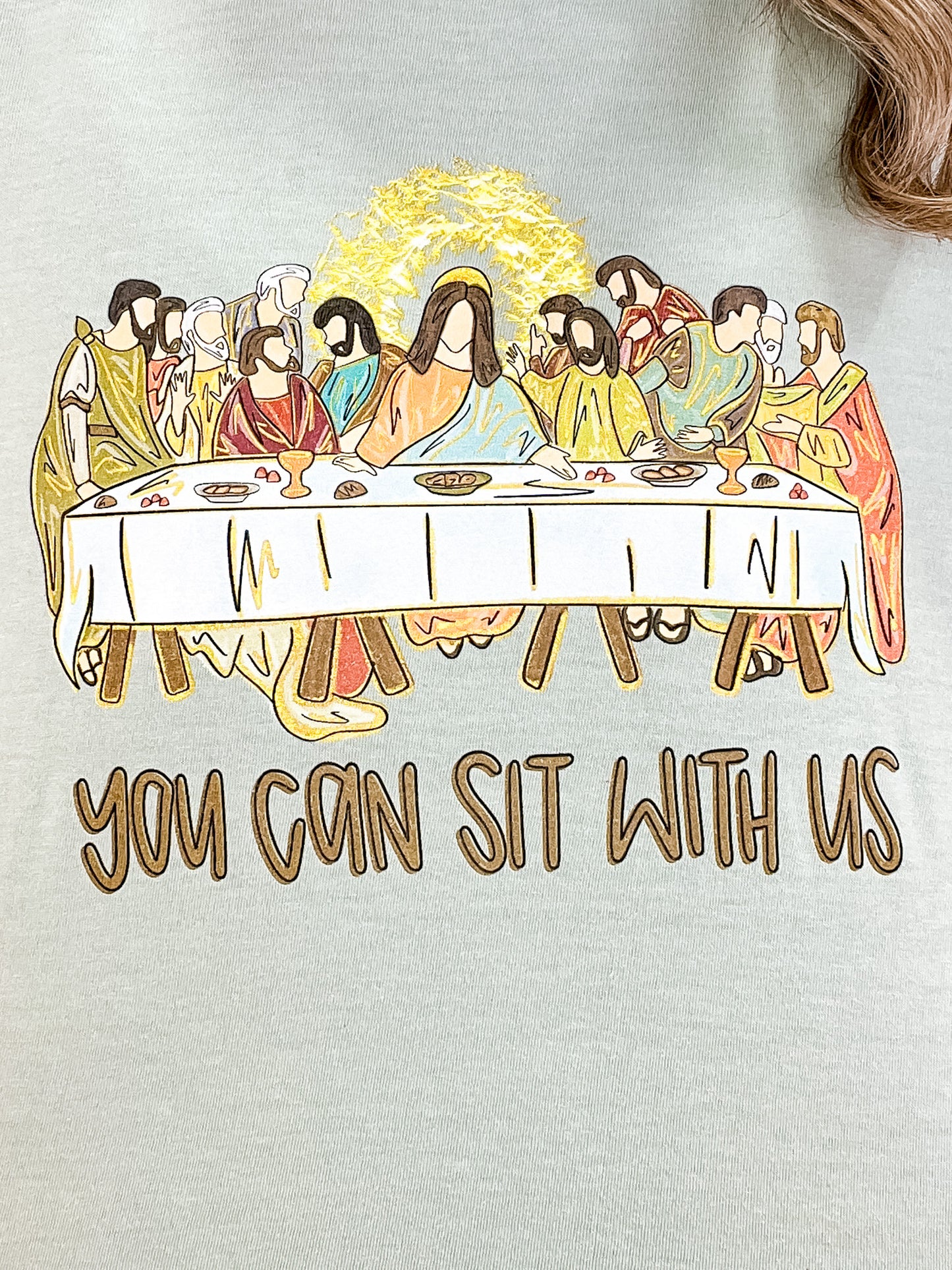 You Can Sit With Us Easter Graphic Tee