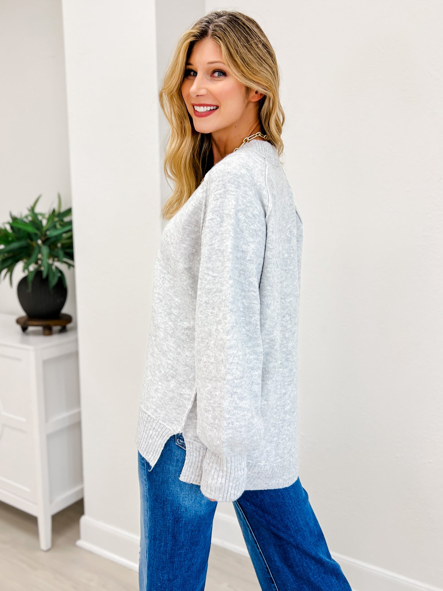 Cozy Cashmere V-neck Sweater