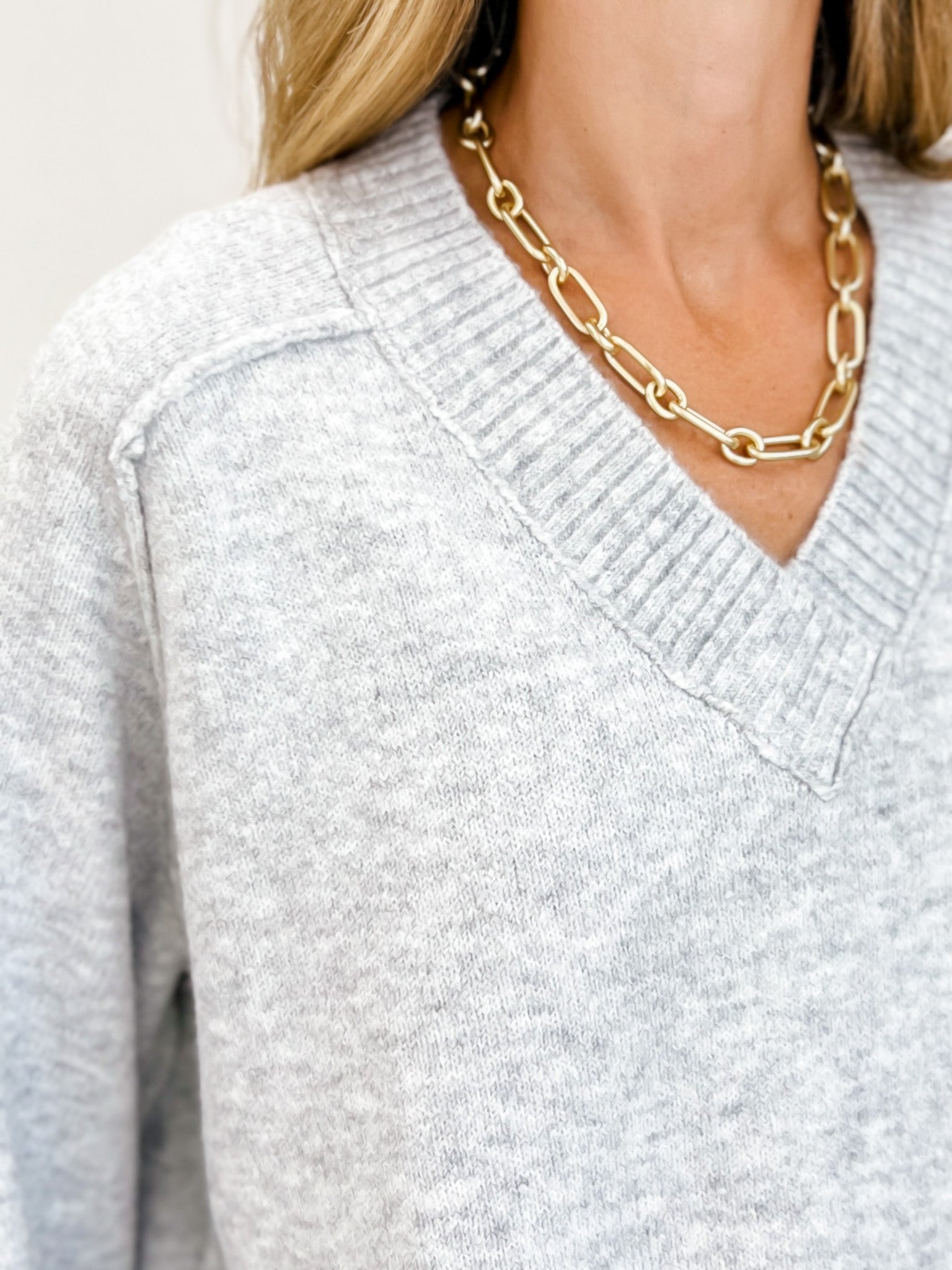 Cozy Cashmere V-neck Sweater