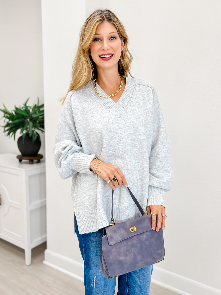 Cozy Cashmere V-neck Sweater