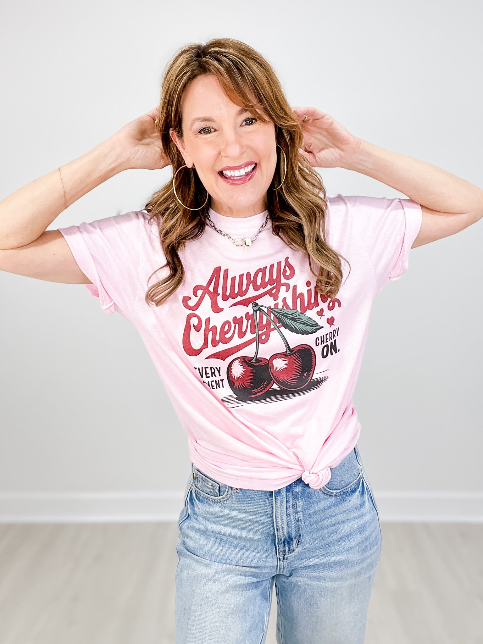 Always Cherryishing Graphic Top