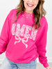 Amen Printed Lace Sweatshirt